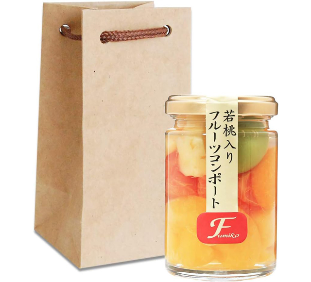ふみこ農園 フルーツミックスコンポート 140g｜華やかスイーツギフト