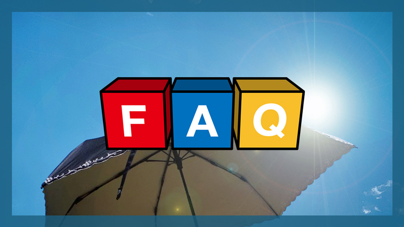 男性の日傘やUVケアに関するQ&A｜よくある疑問（FAQ）