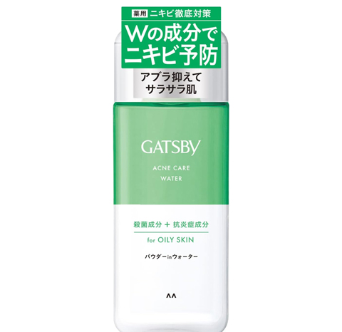 ギャツビー 薬用アクネケアウォーター｜水のような軽さでべたつかない薬用化粧水