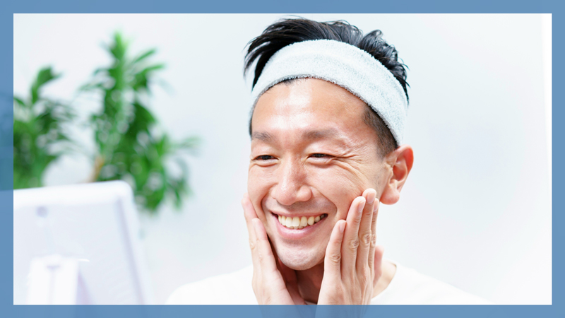 メンズにヘアバンドをおすすめする3つの理由|洗顔・スキンケアが快適に