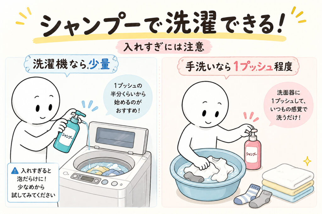 シャンプー｜一番手軽で失敗しにくい代用品