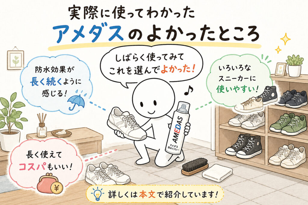 実際に使ってアメダスを選んでよかったと思った理由