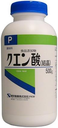 健栄製薬 【食品添加物】クエン酸 500g