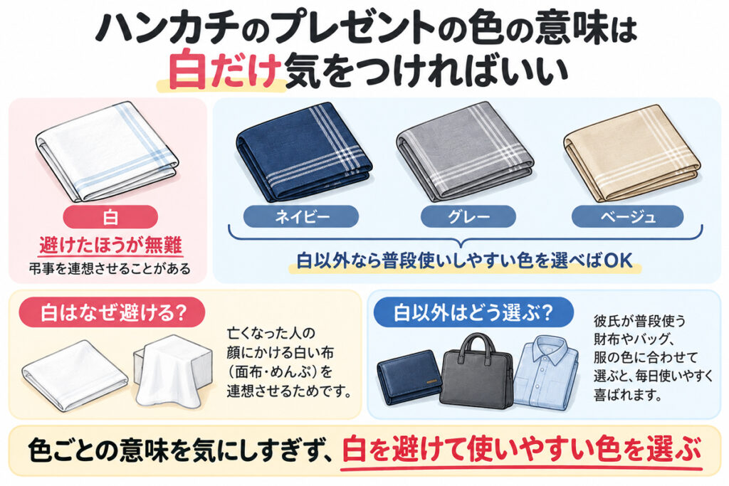 ハンカチのプレゼントにはいい意味もある